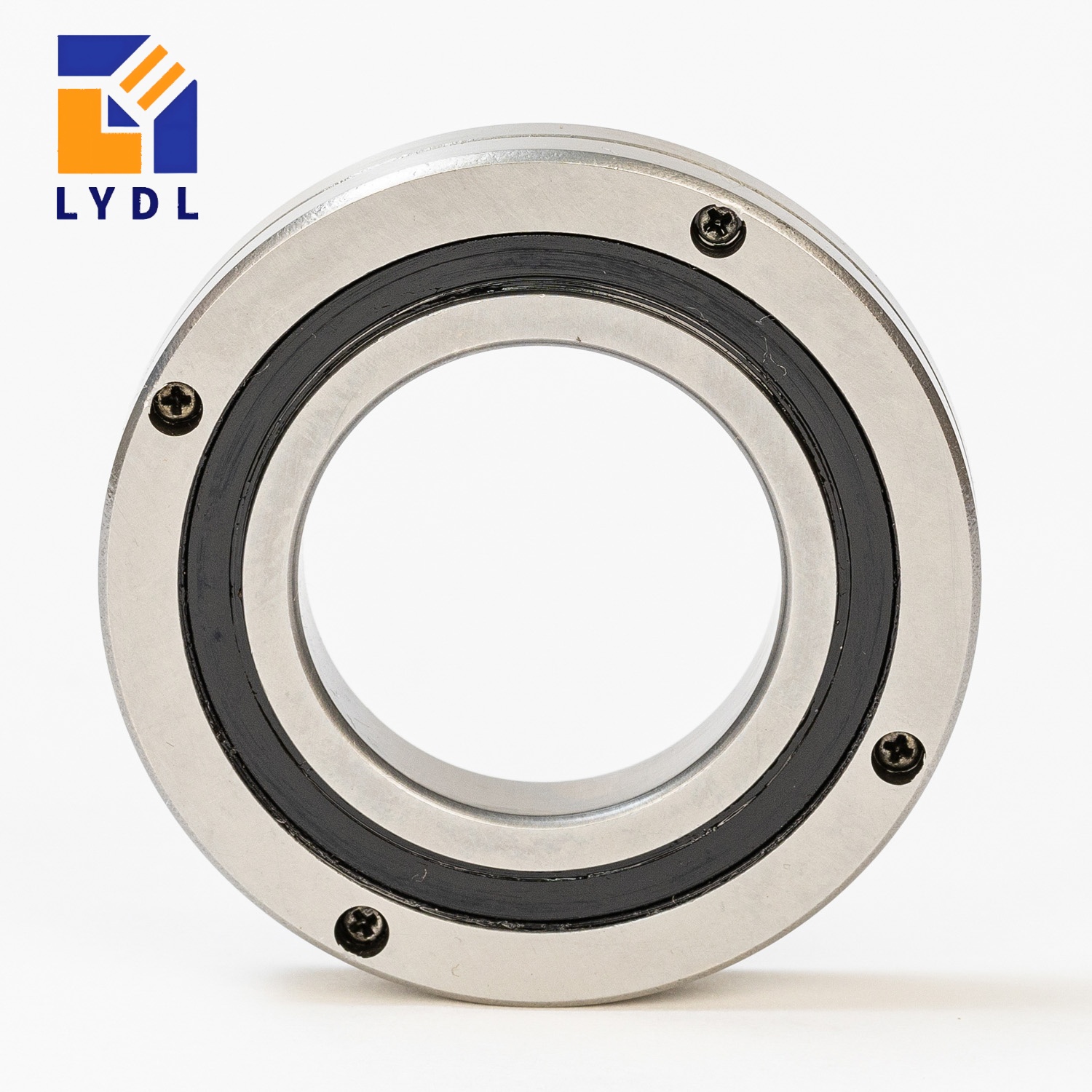 LYDL RB10016 crossed roller bearing viewed from the side and front