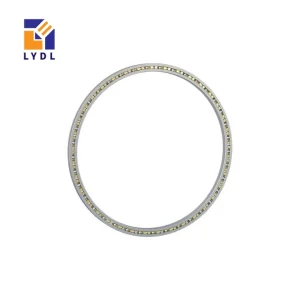 KD080XP0 open thin section ball bearing with exposed balls and cage