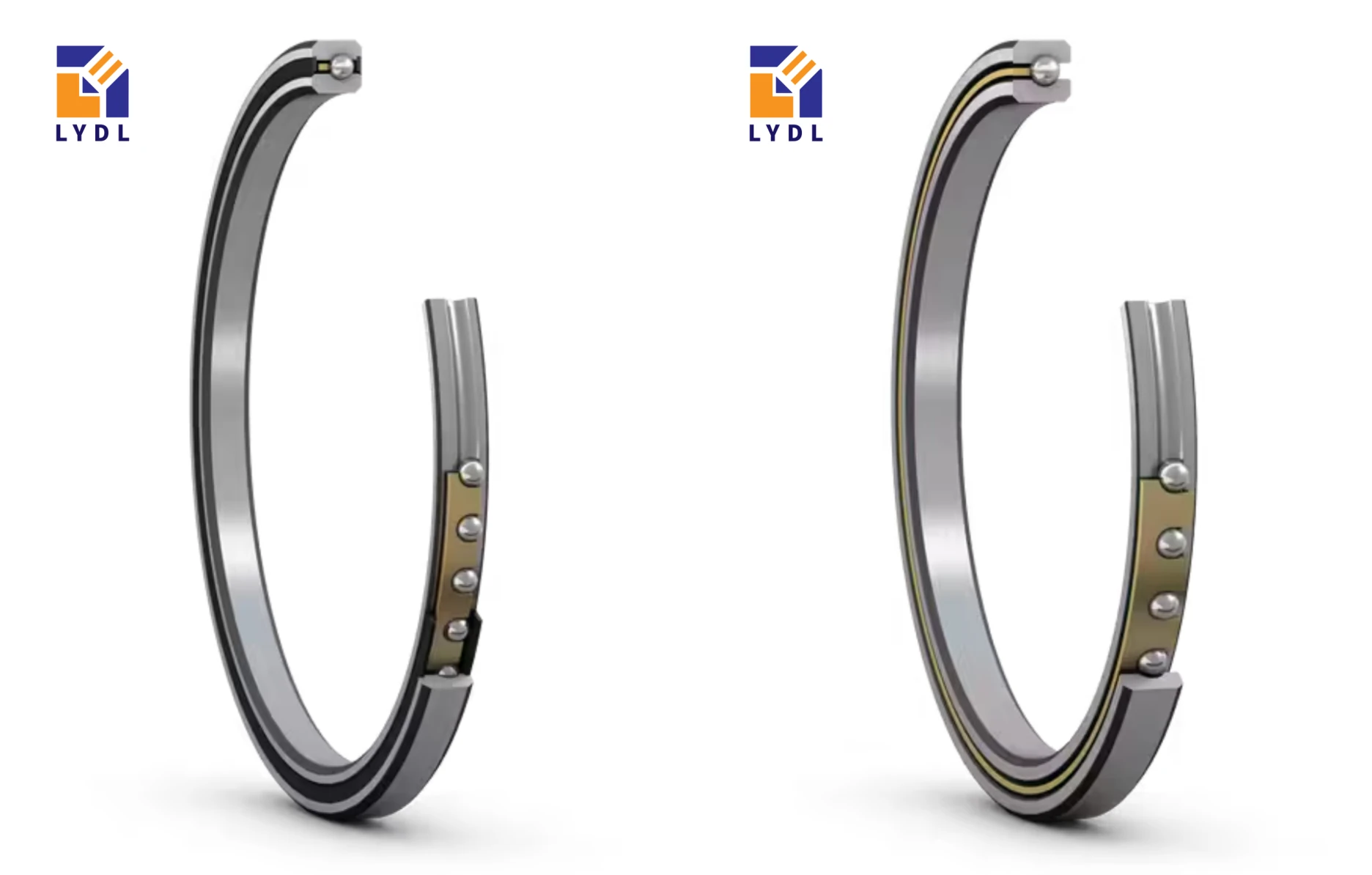 LYDL PC6008 open and PC6008UU double-sealed radial contact thin section bearings, 60 × 76 × 8 mm