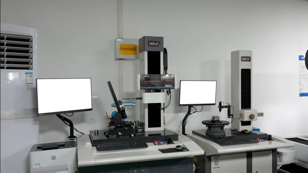 Profile measuring instrument and roundness measuring instrument in the inspection area
